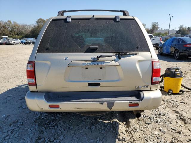JN8DR07X31W507813 - 2001 NISSAN PATHFINDER LE GOLD photo 6
