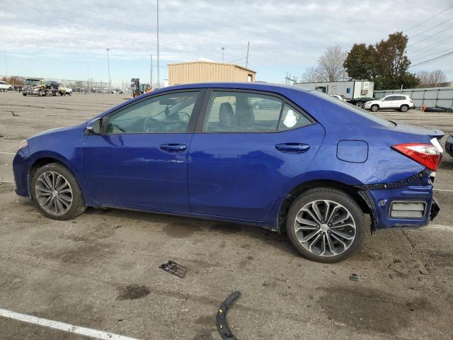 5YFBURHEXGP441247 - 2016 TOYOTA COROLLA L BLUE photo 2