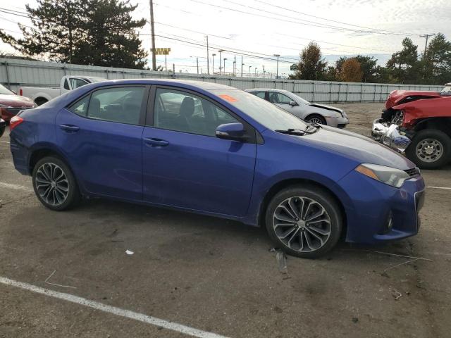 5YFBURHEXGP441247 - 2016 TOYOTA COROLLA L BLUE photo 4