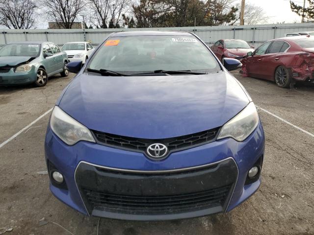 5YFBURHEXGP441247 - 2016 TOYOTA COROLLA L BLUE photo 5