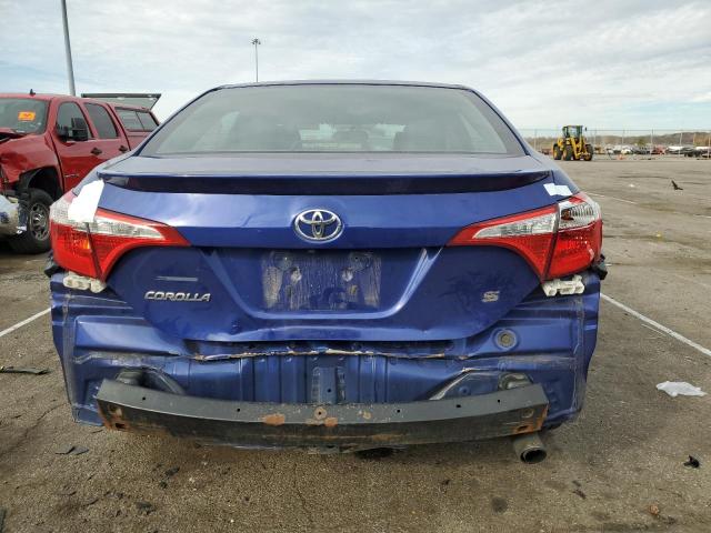 5YFBURHEXGP441247 - 2016 TOYOTA COROLLA L BLUE photo 6