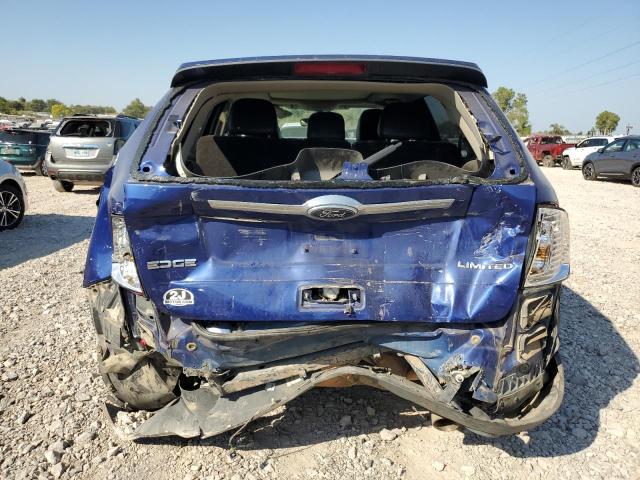 2FMDK3KC7DBA90221 - 2013 FORD EDGE LIMITED BLUE photo 6