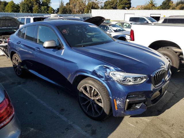 5UX2V5C05LLE69575 - 2020 BMW X4 XDRIVEM40I BLUE photo 4