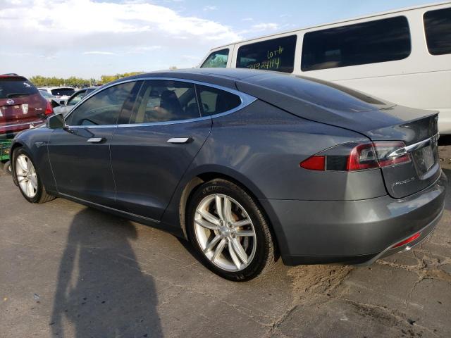 5YJSA1CN6DFP13110 - 2013 TESLA MODEL S GRAY photo 2