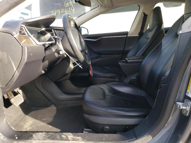5YJSA1CN6DFP13110 - 2013 TESLA MODEL S GRAY photo 7