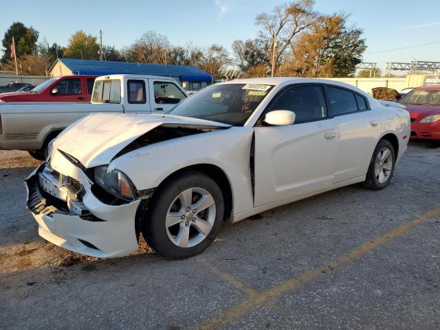 2C3CDXBG7CH110746 - 2012 DODGE CHARGER SE WHITE photo 1