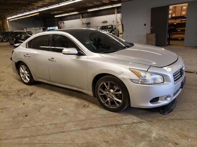 1N4AA5AP7EC462500 - 2014 NISSAN MAXIMA S SILVER photo 4