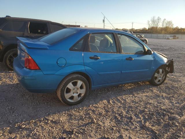 1FAHP34NX7W103493 - 2007 FORD FOCUS ZX4 BLUE photo 3