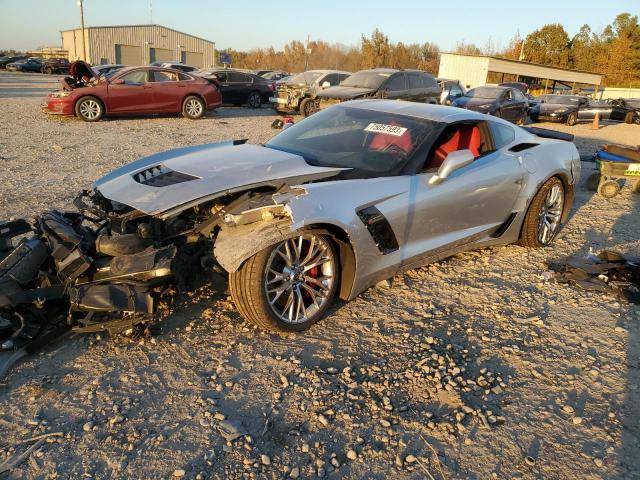 1G1YN2D60G5605205 - 2016 CHEVROLET CORVETTE Z06 1LZ SILVER photo 1