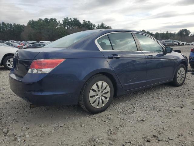 1HGCP263X9A200608 - 2009 HONDA ACCORD LX BLUE photo 3