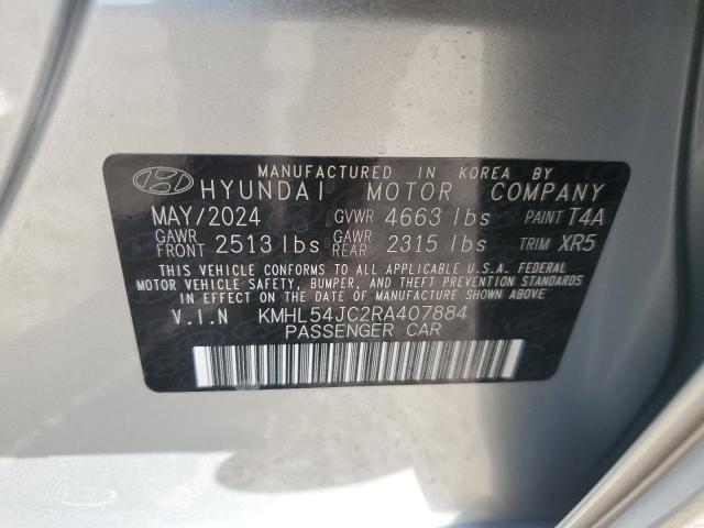 KMHL54JC2RA407884 - 2024 HYUNDAI SONATA N LINE SILVER photo 13