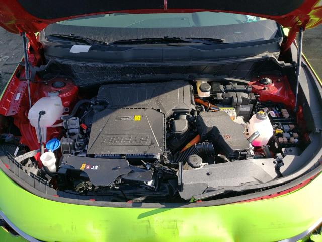 KNDCP3LE7P5092903 - 2023 KIA NIRO LX GREEN photo 11