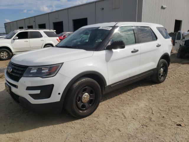 1FM5K8AR2HGE40120 - 2017 FORD EXPLORER POLICE INTERCEPTOR أبيض صورة 1