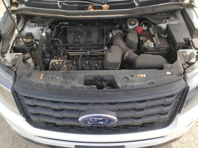 1FM5K8AR2HGE40120 - 2017 FORD EXPLORER POLICE INTERCEPTOR أبيض صورة 11