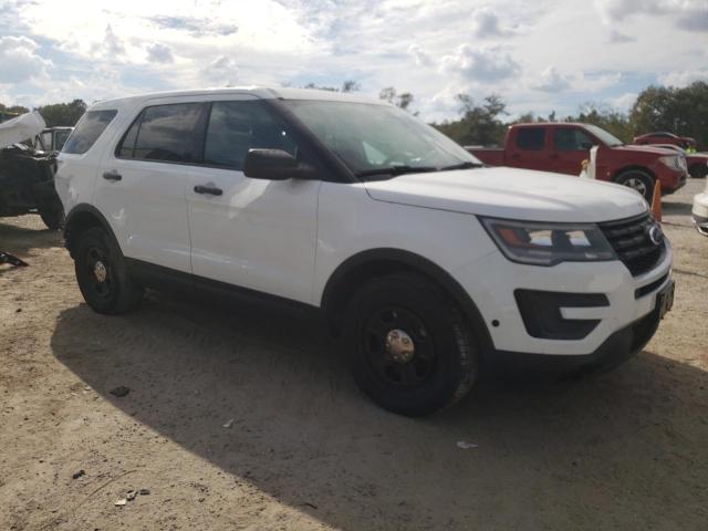 1FM5K8AR2HGE40120 - 2017 FORD EXPLORER POLICE INTERCEPTOR أبيض صورة 4