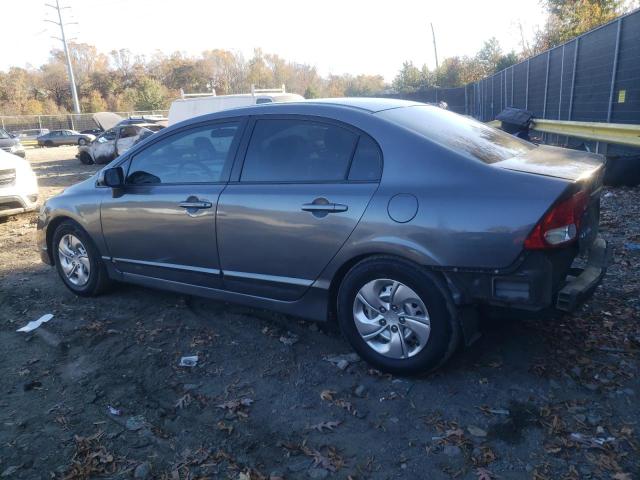 2HGFA1F86AH311490 - 2010 HONDA CIVIC EX GRAY photo 2