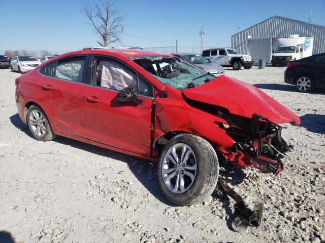 1G1BE5SM8K7142140 - 2019 CHEVROLET CRUZE LT RED photo 4