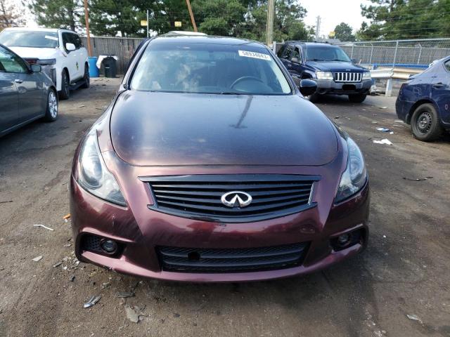 JN1CV6AR6CM974452 - 2012 INFINITI G37 MAROON photo 5