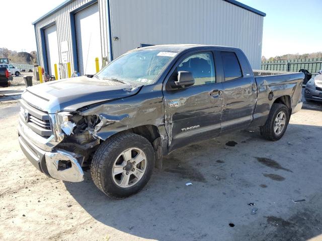 5TFUY5F13EX324498 - 2014 TOYOTA TUNDRA DOUBLE CAB SR/SR5 GRAY photo 1