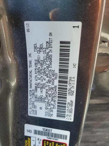 5TFUY5F13EX324498 - 2014 TOYOTA TUNDRA DOUBLE CAB SR/SR5 GRAY photo 12