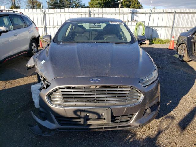 3FA6P0HD3ER370272 - 2014 FORD FUSION SE GRAY photo 5