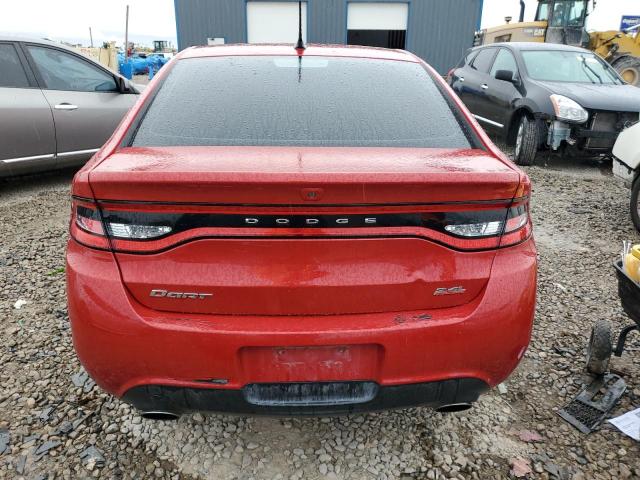 1C3CDFBB2ED919053 - 2014 DODGE DART SXT RED photo 6