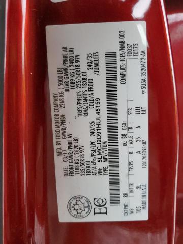 5LMCJ2D91HUL45159 - 2017 LINCOLN MKC SELECT Rot Foto 12