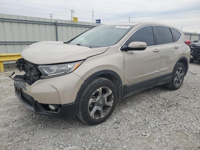 5J6RW2H86JL003796 - 2018 HONDA CR-V EXL TAN photo 1