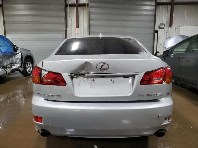 JTHCK262972012057 - 2007 LEXUS IS 250 SILVER photo 6