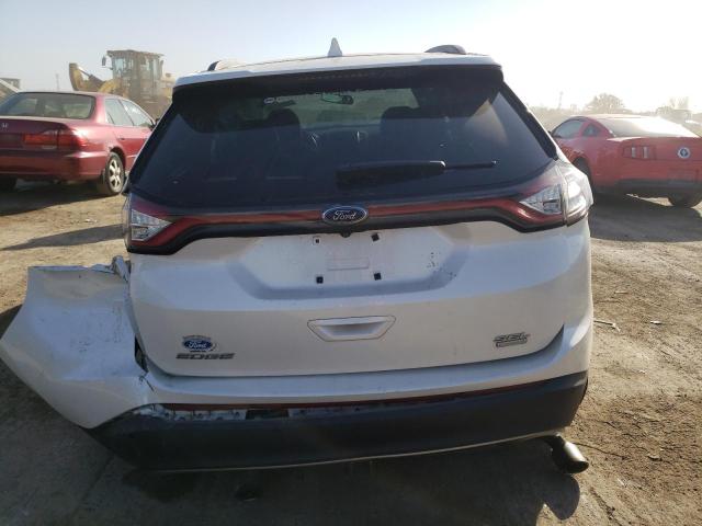 2FMTK3J99FBB84914 - 2015 FORD EDGE SEL WHITE photo 6