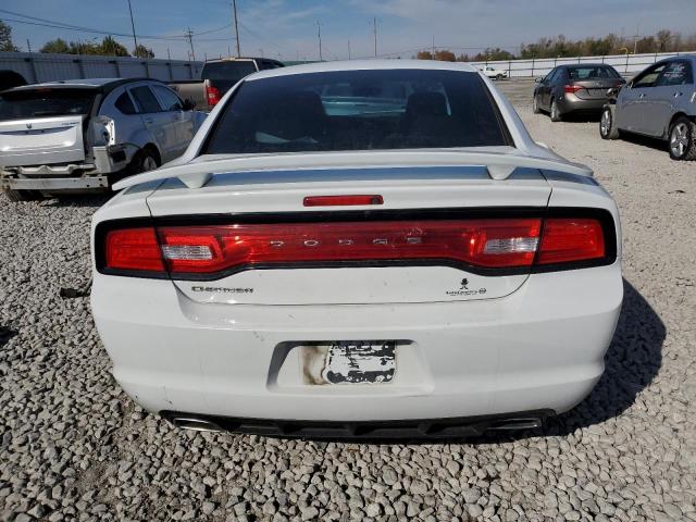 2C3CDXBG8EH215802 - 2014 DODGE CHARGER SE WHITE photo 6