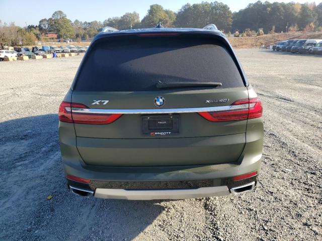 5UXCW2C09L9B42108 - 2020 BMW X7 XDRIVE40I GREEN photo 6