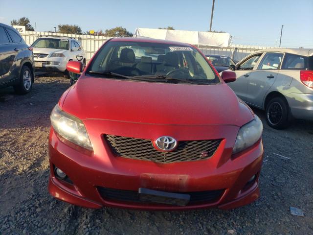 1NXBU4EE1AZ223131 - 2010 TOYOTA COROLLA BASE RED photo 5