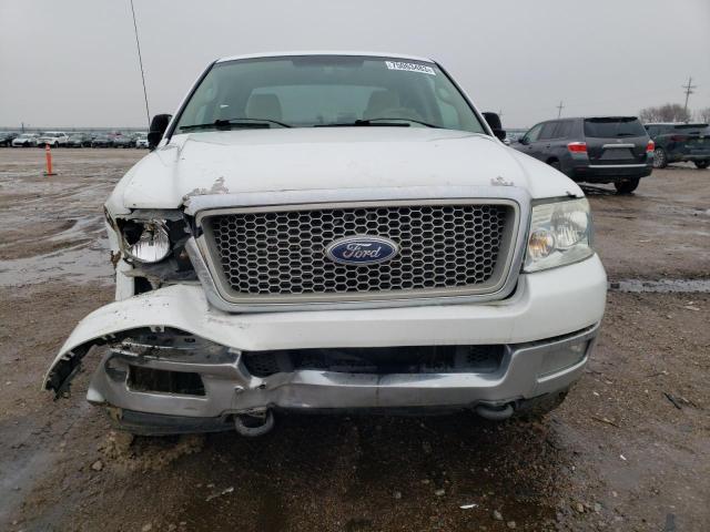 1FTPX14554NA00963 - 2004 FORD F150 WHITE photo 5