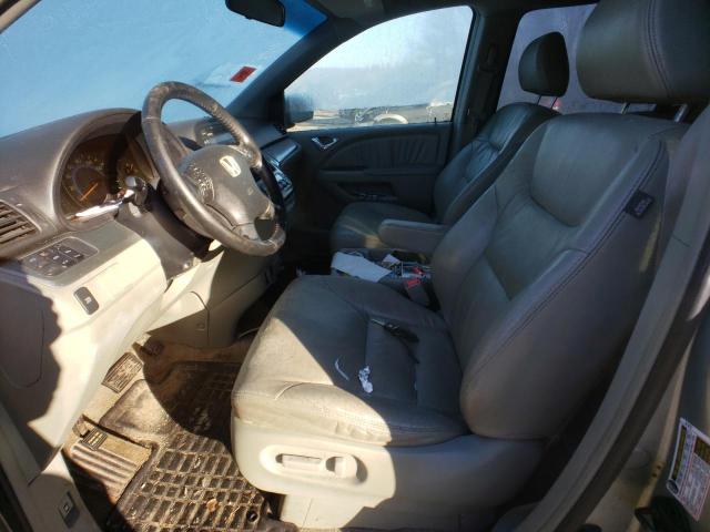 5FNRL386X6B106510 - 2006 HONDA ODYSSEY EXL BLUE photo 7