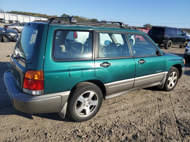 JF1SF6559YH722052 - 2000 SUBARU FORESTER S GREEN photo 3