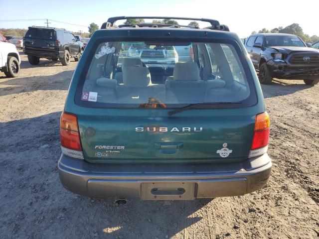 JF1SF6559YH722052 - 2000 SUBARU FORESTER S GREEN photo 6