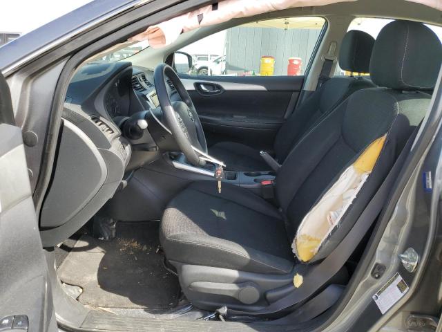 3N1AB7AP5KY272946 - 2019 NISSAN SENTRA S GRAY photo 7