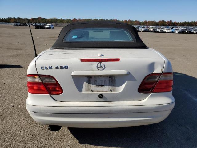 WDBLK70G8YT035536 - 2000 MERCEDES-BENZ CLK 430 WHITE photo 6