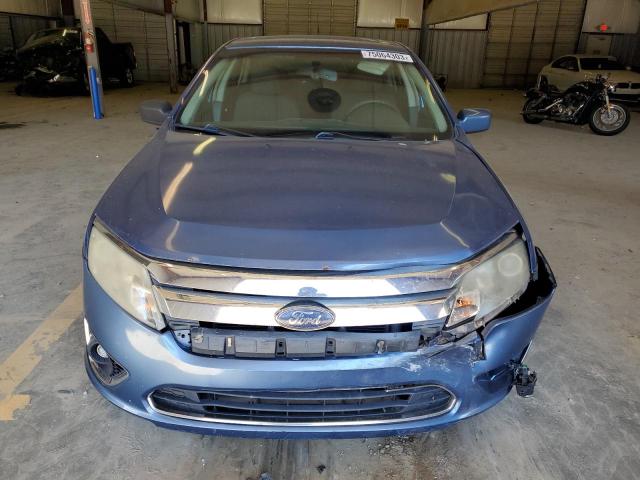 3FAHP0JA1AR135114 - 2010 FORD FUSION SEL BLUE photo 5