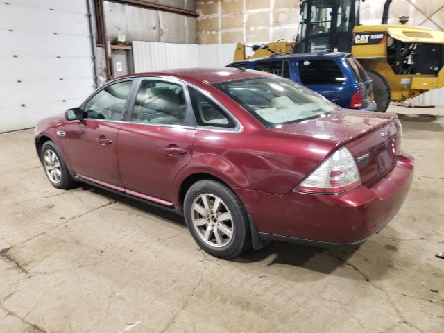 1FAHP27W98G172105 - 2008 FORD TAURUS SEL MAROON photo 2