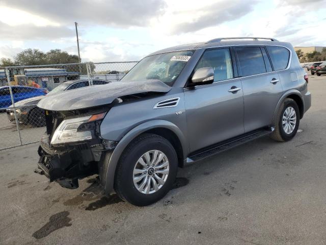 JN8AY2AD6N9677670 - 2022 NISSAN ARMADA S GRAY photo 1