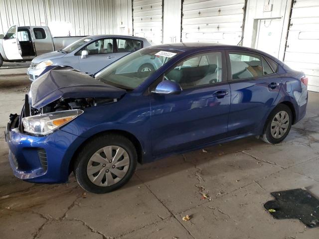 3KPA24AB3KE214352 - 2019 KIA RIO S BLUE photo 1