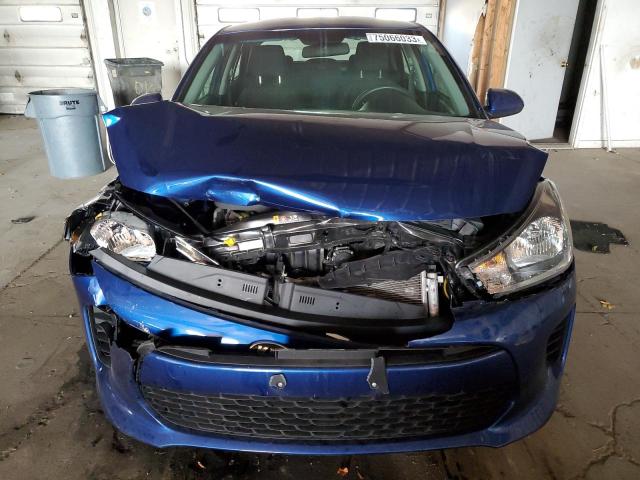 3KPA24AB3KE214352 - 2019 KIA RIO S BLUE photo 5