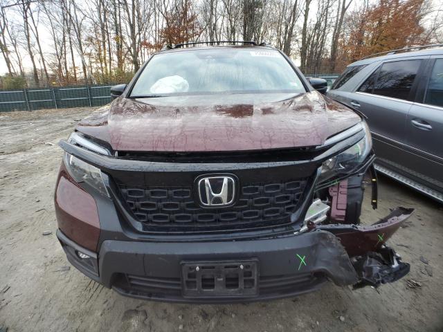 5FNYF8H58KB015298 - 2019 HONDA PASSPORT EXL MAROON photo 5