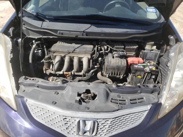 JHMGE8H40AC029373 - 2010 HONDA FIT SPORT BLUE photo 11