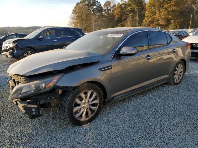 5XXGN4A78FG359865 - 2015 KIA OPTIMA EX GRAY photo 1