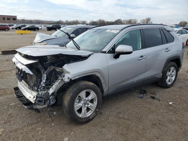 2T3P1RFV2MW186838 - 2021 TOYOTA RAV4 XLE SILVER photo 1