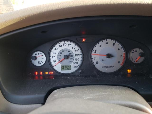 JN8DR09Y81W587034 - 2001 NISSAN PATHFINDER LE TAN photo 9