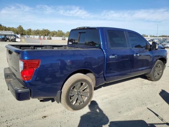 1N6AA1E60KN532467 - 2019 NISSAN TITAN PLATINUM RESERVE BLUE photo 3